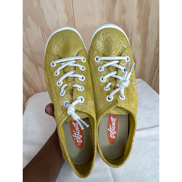 Softinos Isla Low-Profile Soft Textured Leather Women Sneakers Size EU 40/US 10 - Picture 4 of 14